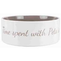 Trixie Keramiknapf Pet`s Home 0,8L/ Ø16cm creme/taupe