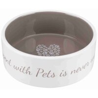 Trixie Keramiknapf Pet`s Home 0,8L/ Ø16cm creme/taupe