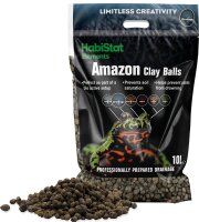 HabiStat Amazon sinkende Tonkugel, Filtersubstrat 10 Liter