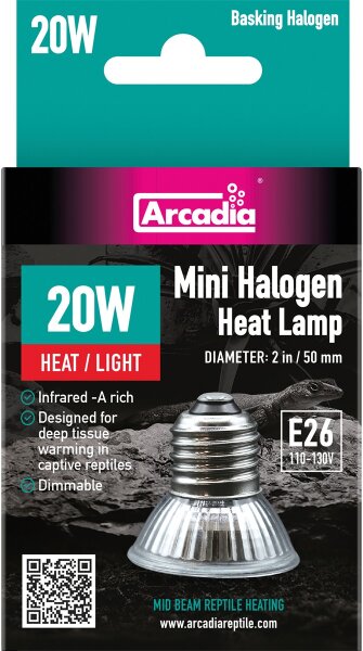 Arcadia Halogen Mini Basking Spot 20 Watt