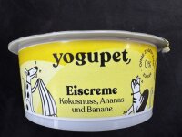 Yogupet Eiscreme Banane laktosefrei 110g