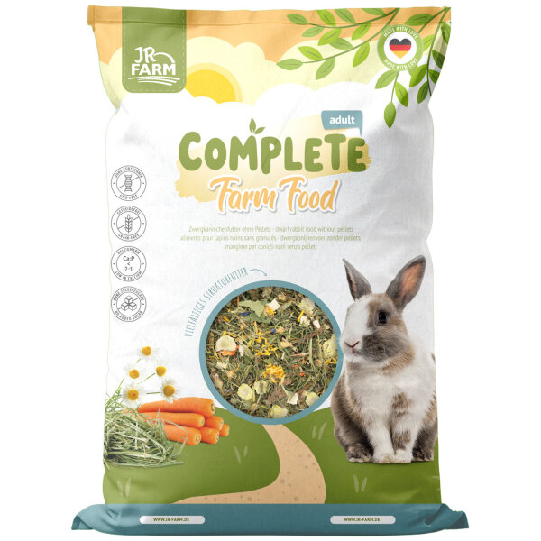 JR FARM Complete Farm Food Zwergkaninchen Adult 2kg