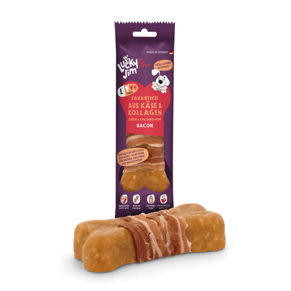 JIM TRC Käse & Kollagen Bacon L, 120g