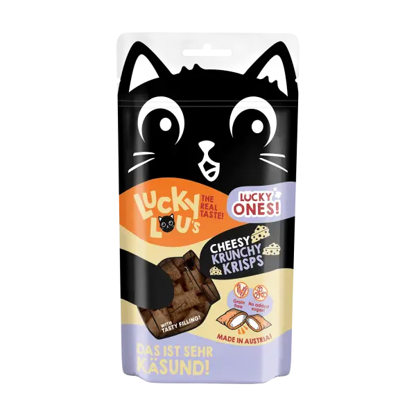 LUL Lucky Ones Krunchy Krisps Huhn & Käse 60g