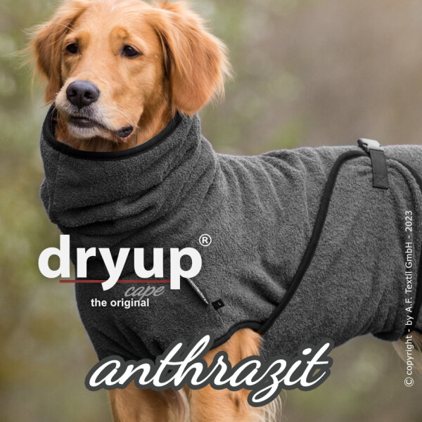 DRYUP cape anthracite, L, 65 cm