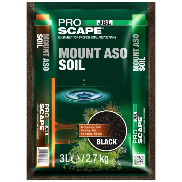 JBL ProScape Mount Aso SOIL 3L, schwarz