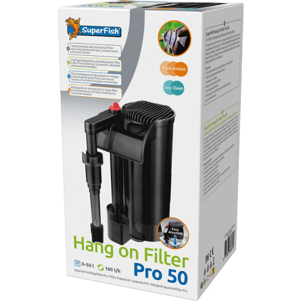 Superfish Hang On Filter PRO 50, 0-50L (160L/h)