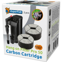 Superfish Hang On Filter PRO 50, Carbon Cartridge (2...