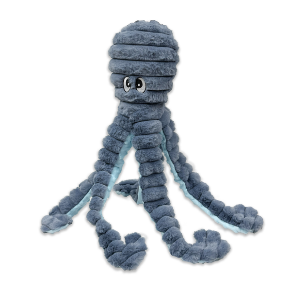 Quapas Dog Toy Plush Octopus Blue 66cm