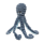 Quapas Dog Toy Plush Octopus Blue 66cm