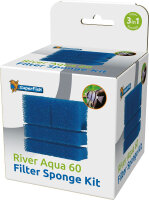 Superfish River Aquarium 60, Ersatz Filterschwamm Set