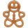 Xmas Gingerbread Man mit Hühnerbrust, lose, 31g