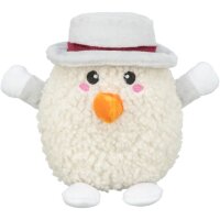 Xmas Schneemann, Plüsch, 25cm, weiss