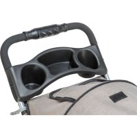 Buggy, 47 x 100 x 80cm,  4 Räder, bis zu 15kg, taupe