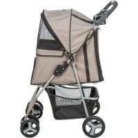 Buggy, 47 x 100 x 80cm,  4 Räder, bis zu 15kg, taupe