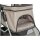 Buggy, 47 x 100 x 80cm,  4 Räder, bis zu 15kg, taupe