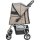 Buggy, 47 x 100 x 80cm,  4 Räder, bis zu 15kg, taupe