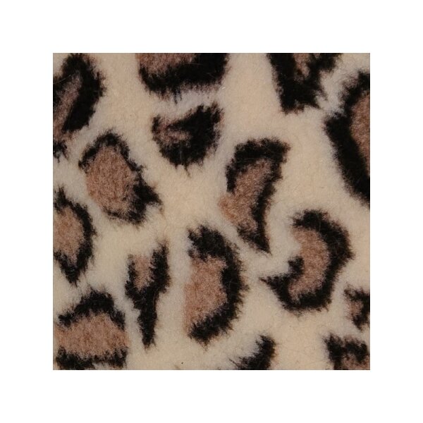 Orginal Englische Vet Bedding Premium 100x160cm, Motiv: Leopard - Farbe: beige braun