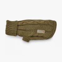 Wolters Strickpullover Zopf 25cm olive