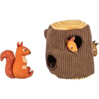 Trixie Baumstumpf mit Eichhörnchen, 16cm, diverse