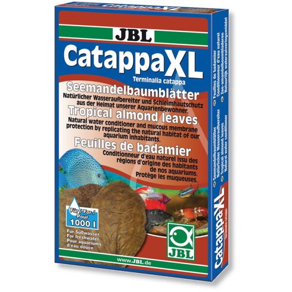 JBL Catappa XL,Seemandelbaumblätter, 10 Blätter für 1.000l