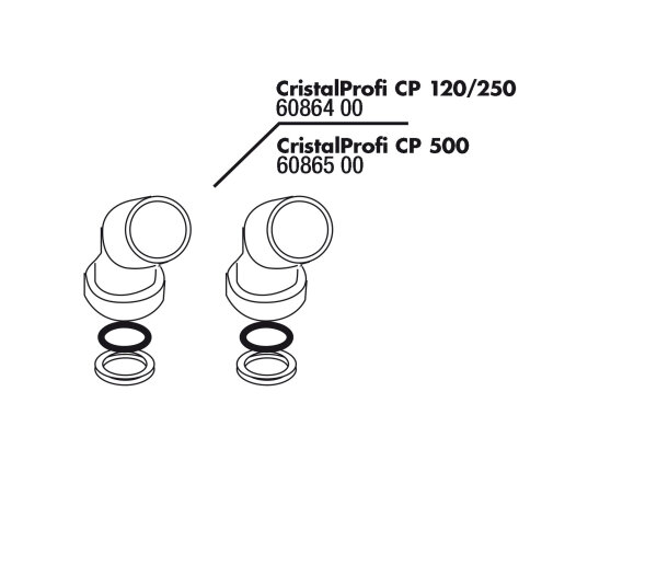 JBL CP 120/250 Anschlußfitting 2 Stück