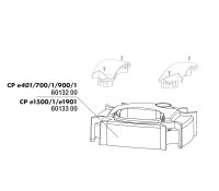 JBL CristalProfi e1501/e1901 Abdeckung Pumpenkopf