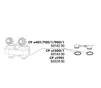JBL CristalProfi e1501 Dichtung Schlauchanschlußblock (2x)