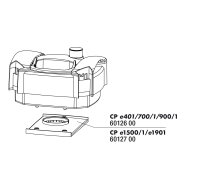 JBL CristalProfi e1501/e1901 Verteilerplatte Wassereinlauf