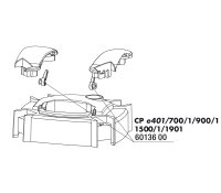 JBL CristalProfi e401/e701/e901/e1501/e1901 Absperrhebel...