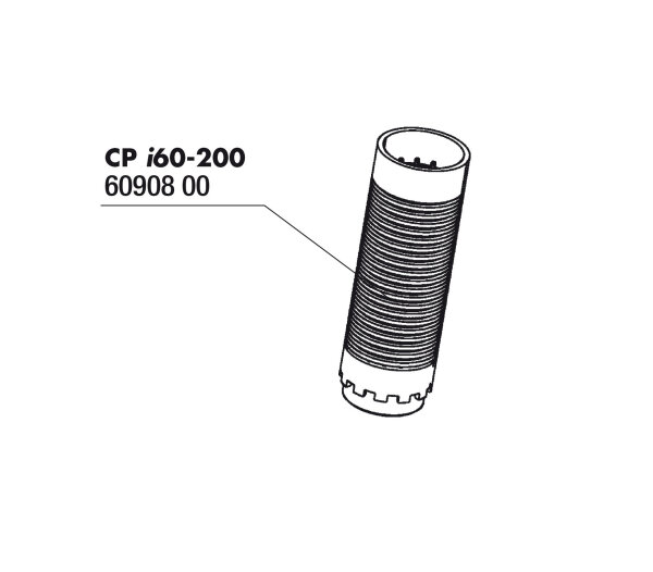 JBL CristalProfi i60- i200 Saugrohr für Schaumstoffpatrone