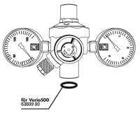 JBL PROFlora CO2 Vario 500 Dichtung 2 Stück