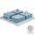 Trixie Dog Activity Poker Box, 31×10×31 cm, alte Version dunkelblau