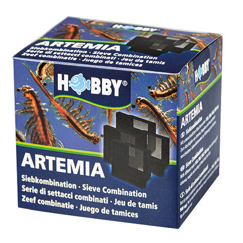 Hobby Artemia-Siebkombination, 120, 300, 560, 900 mµ (8,5x8cm)