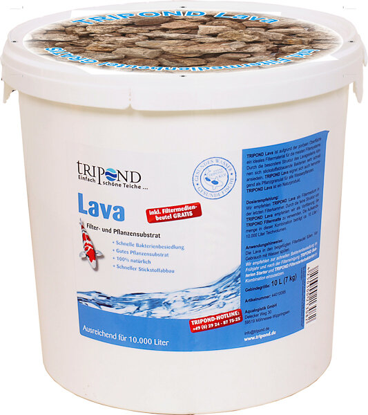 Tripond Lava 10 Liter (7-8kg) inkl. Filtersack
