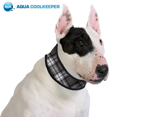 Aqua Coolkeeper Cooling Collar Scottish Grey 15 XXXL 60-70cm