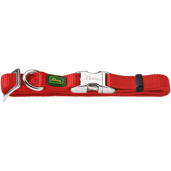 Dog Sport Halsung Vario Basic ALU Strong Gr. S/15 30-45cm Nylon rot