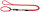Hunter Retriever Führleine Freestyle 10/260 rot