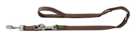 Hunter verstellbare Führleine 15/200 braun