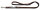 Hunter verst. Führleine Basic 13/200 braun