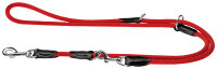Hunter verstellbare Führleine Freestyle 8/200 rot