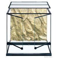 Exo Terra Glas Terrarium 60x45x60cm inkl Rückwand