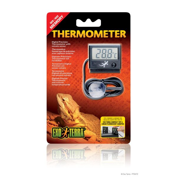 Exo Terra LED Thermometer mit Messfühler