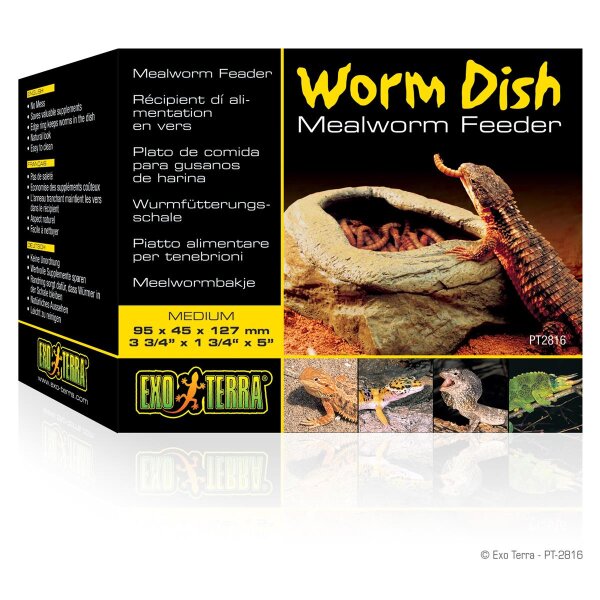 Exo Terra Worm Dish, Wurmfütterungsschale
