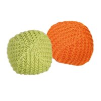 Trixie 2 Strickbälle für Katzen, diverse Farben, ø 4,5 cm