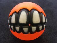 Rogz Grinz Hundeball orange 6,5cm