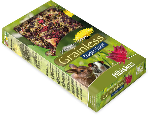 JR FARM Grainless Nager- Tafel Hibiskus 125g (1 Stück)