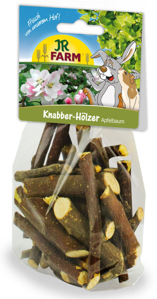 JR FARM Knabber- Hölzer Apfelbaum 100g