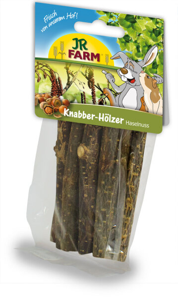 JR FARM Knabber- Hölzer Haselnuss 40g