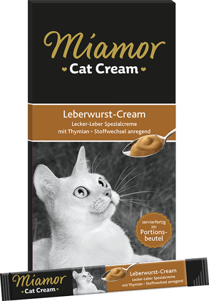 Miamor Cat Confect Leberwurst-Cream 6x15g